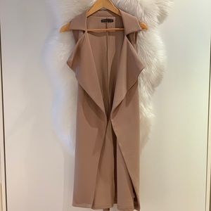 Sleeves soft trench coat